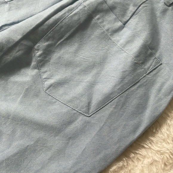 Love Bonito Women's Light Blue Wide-Leg Pants - Picture 4 of 15